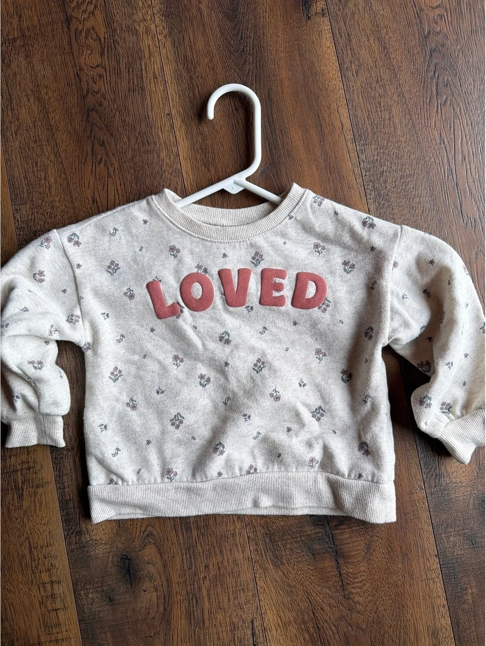 Carter's Toddler Sweatshirt 3T with 'LOVED' Graphic